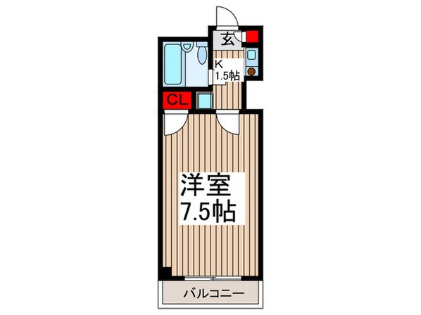 サニーサイド武蔵浦和の物件間取画像